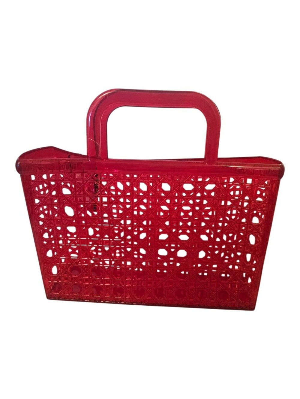Red Old Navy Jelly Tote Bag